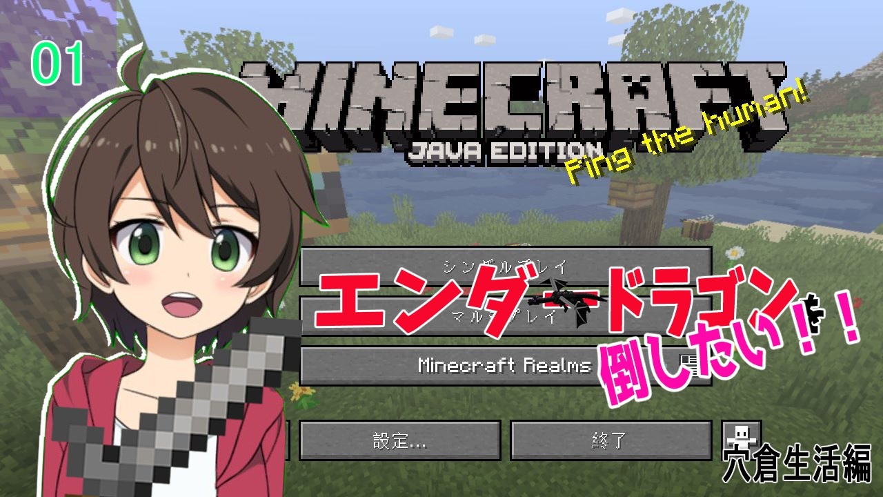 マインクラフト エンダードラゴンを倒したい エンたお01 ニコニコ動画