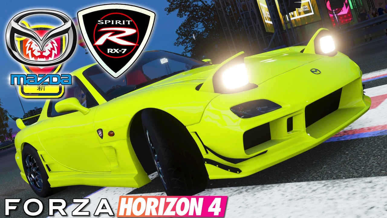 【XB1X】FH4 - Mazda RX-7 Spirit-R - ライオン19Y秋 - ニコニコ動画
