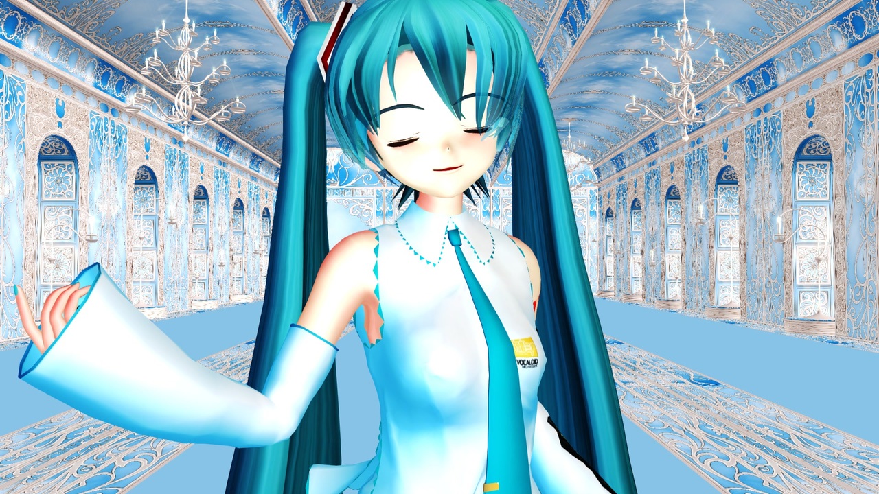 Mmd 白らぶさんで回る空うさぎ モーショントレース ニコニコ動画