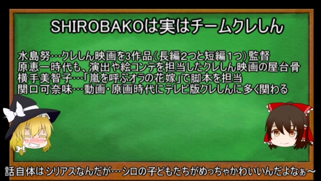 ネタバレ注意 映画版shirobako感想 元ネタ解説 ニコニコ動画