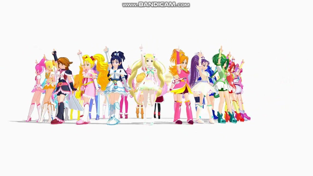 Mmd プリキュア みんながいるから プリキュアオールスターズ ニコニコ動画