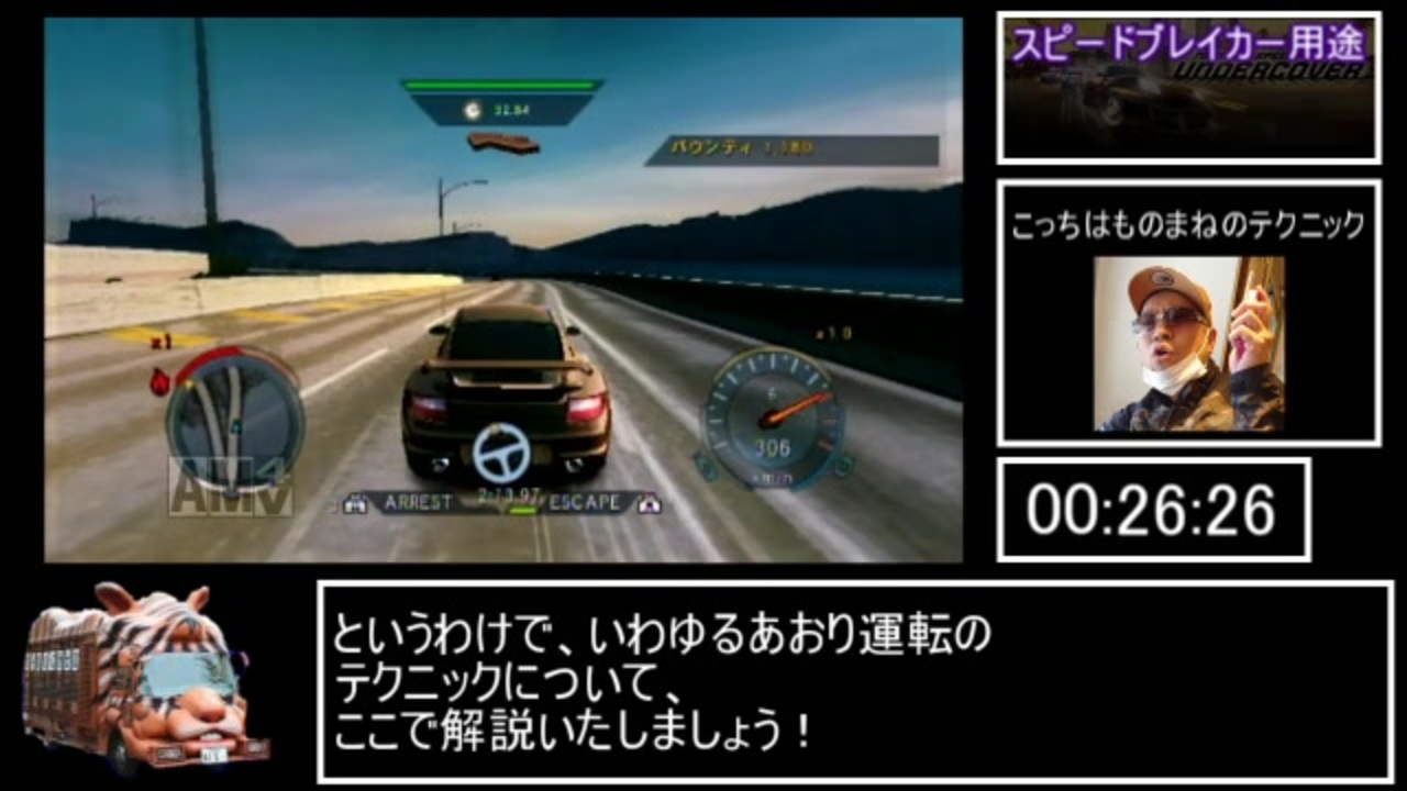 Need For Speed Undercover (Wii版) CareerAny%(easy) RTA 3:13