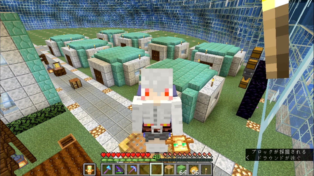 マイクラ3rd 30 のんびり海底都市作り１０日目 ニコニコ動画