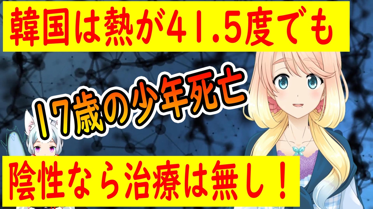 韓国さんの検査キットがお粗末な上 陰性なら治療は無し でも陽性になるまで検査はするから素晴らしい えっ 世界の にゅーす ニコニコ動画