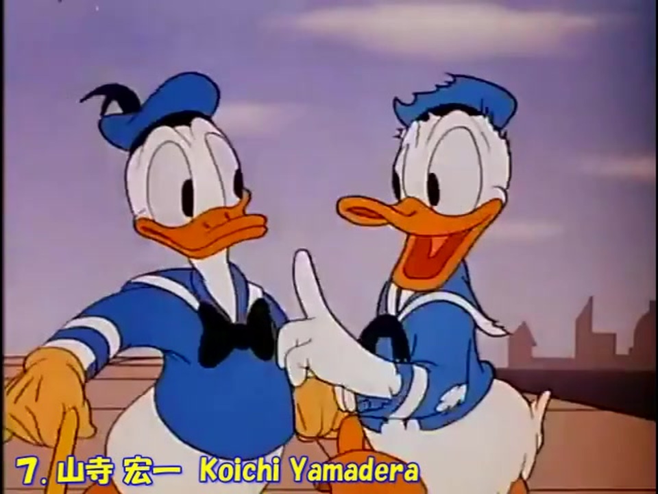 歴代ドナルドダック声優 比較動画 Japanese Voice Actors Comparison Donald Duck ニコニコ動画