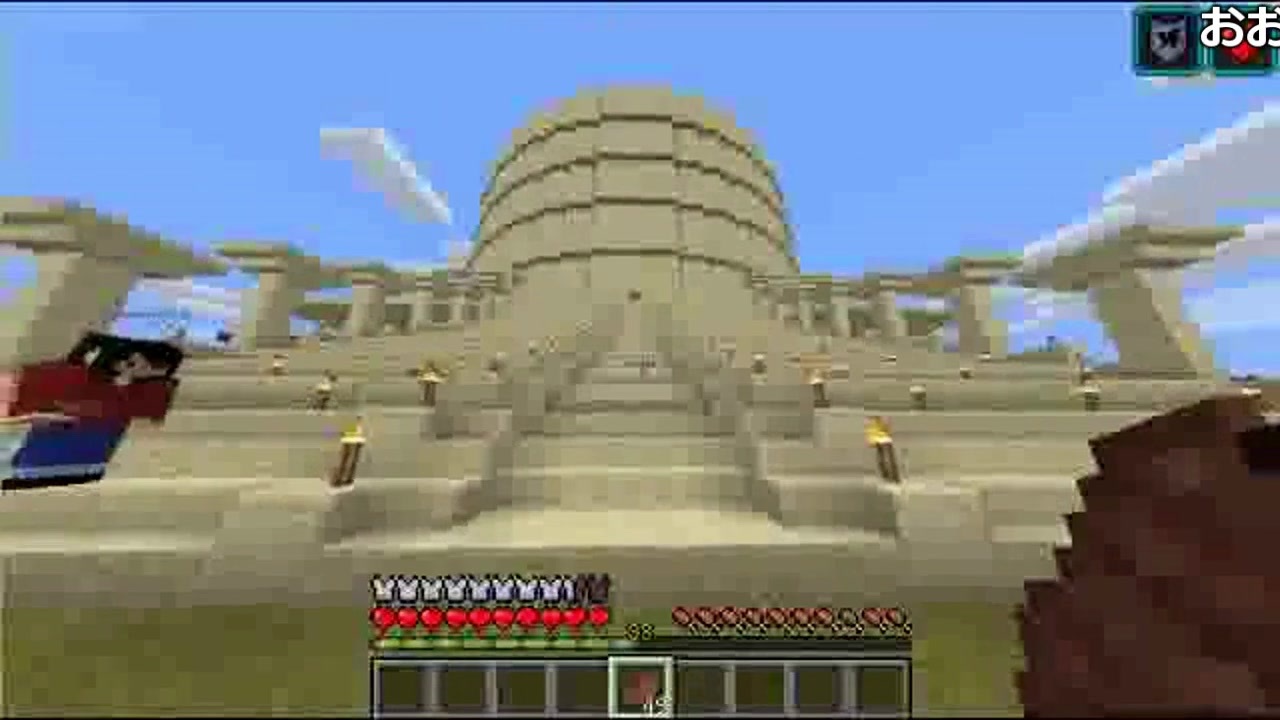 のっけ Minecraft 闘技場建築編 Part10 配信 ニコニコ動画