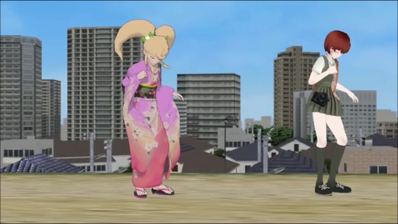 ダンガンロンパmmd 小泉真昼 西園寺日寄子 Hybrid ニコニコ動画