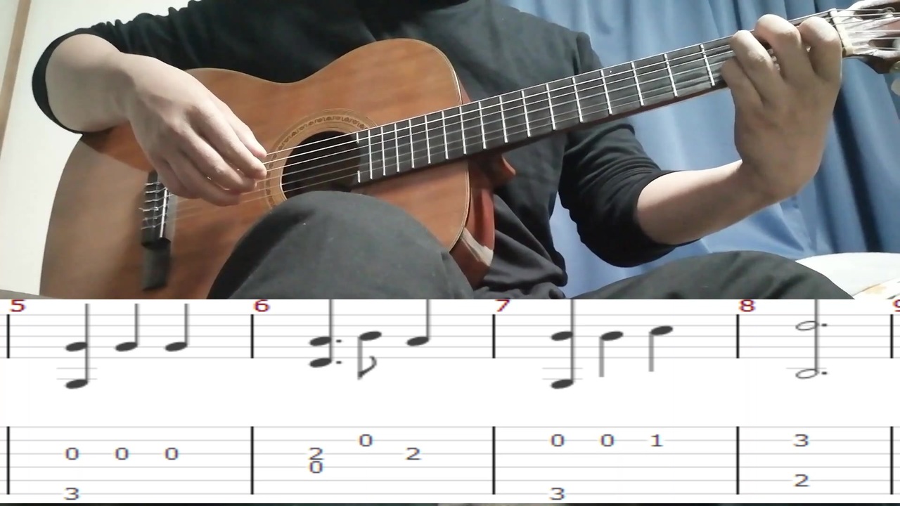 人気の クラシックギター Tab譜 動画 18本 ニコニコ動画
