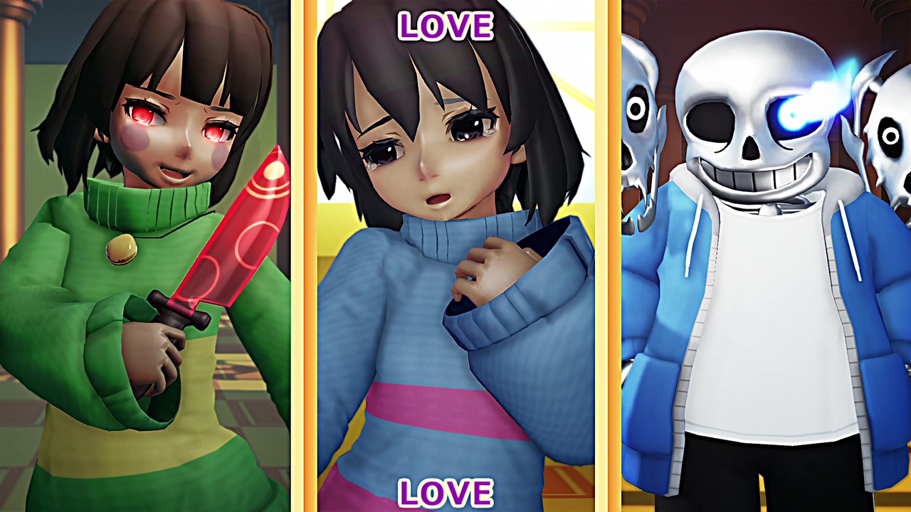 Sans Chara Frisk Stronger Than You