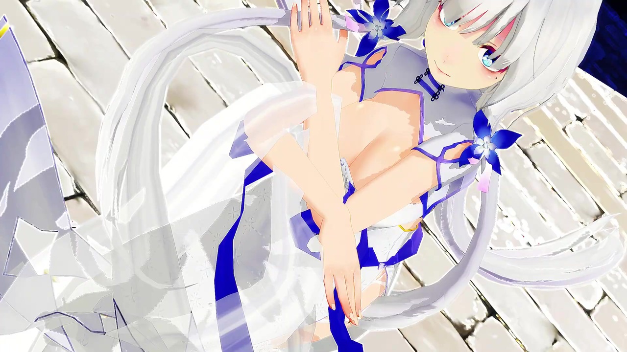 Mmdアズレン 桃源恋歌 Tda Hms Illustrious China Dress Ver1 00 12fps ニコニコ動画