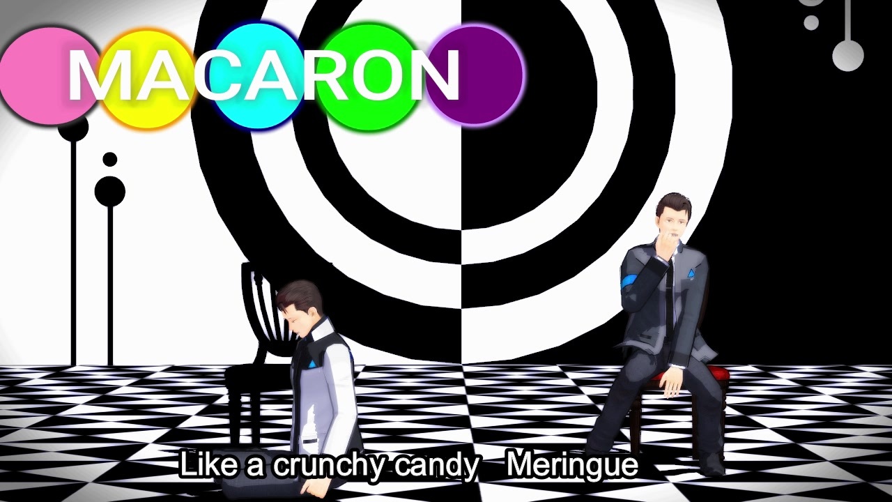 【MMD_DBH】MACARON【RK800コナー・900】 - ニコニコ動画