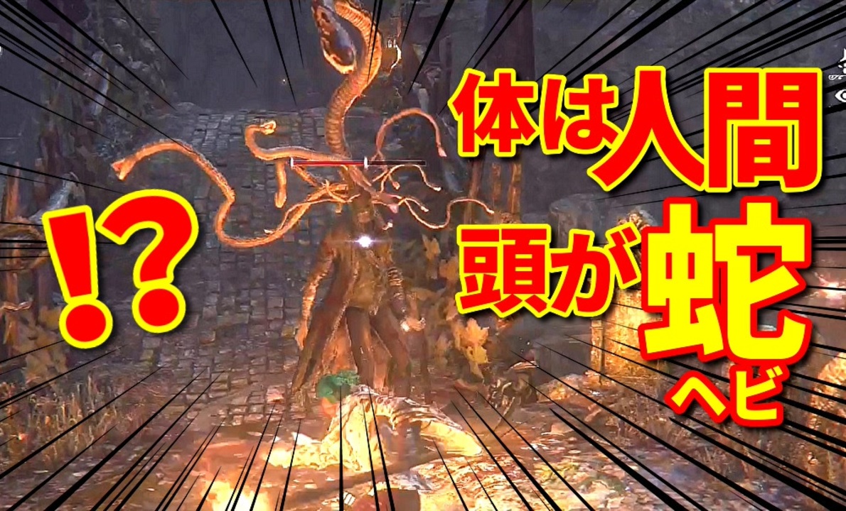 Bloodborne 高難易度ブラッドボーン 体は人間 頭が蛇 初見実況 Part35 ニコニコ動画