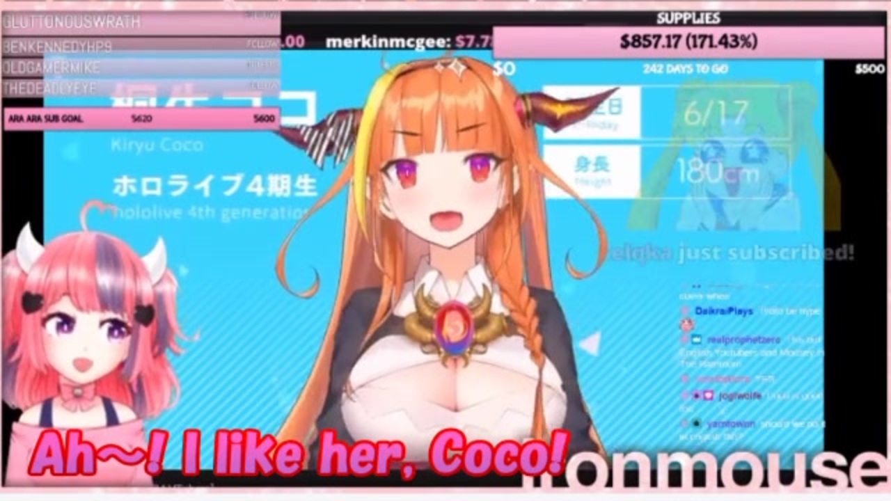 日本のvtuberを見た海外vtuberの反応 ニコニコ動画