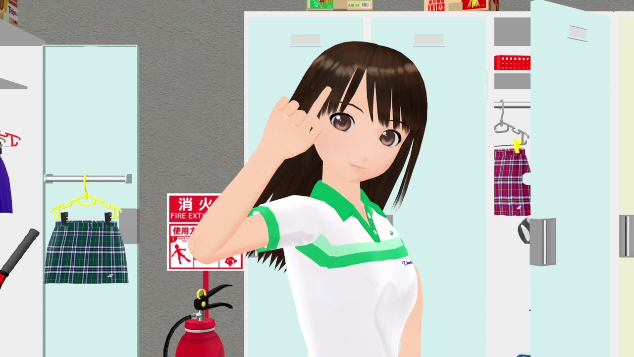 【MMD】テニスウェアのてとらさんで「可愛くなりたい」背景改修版 - ニコニコ動画