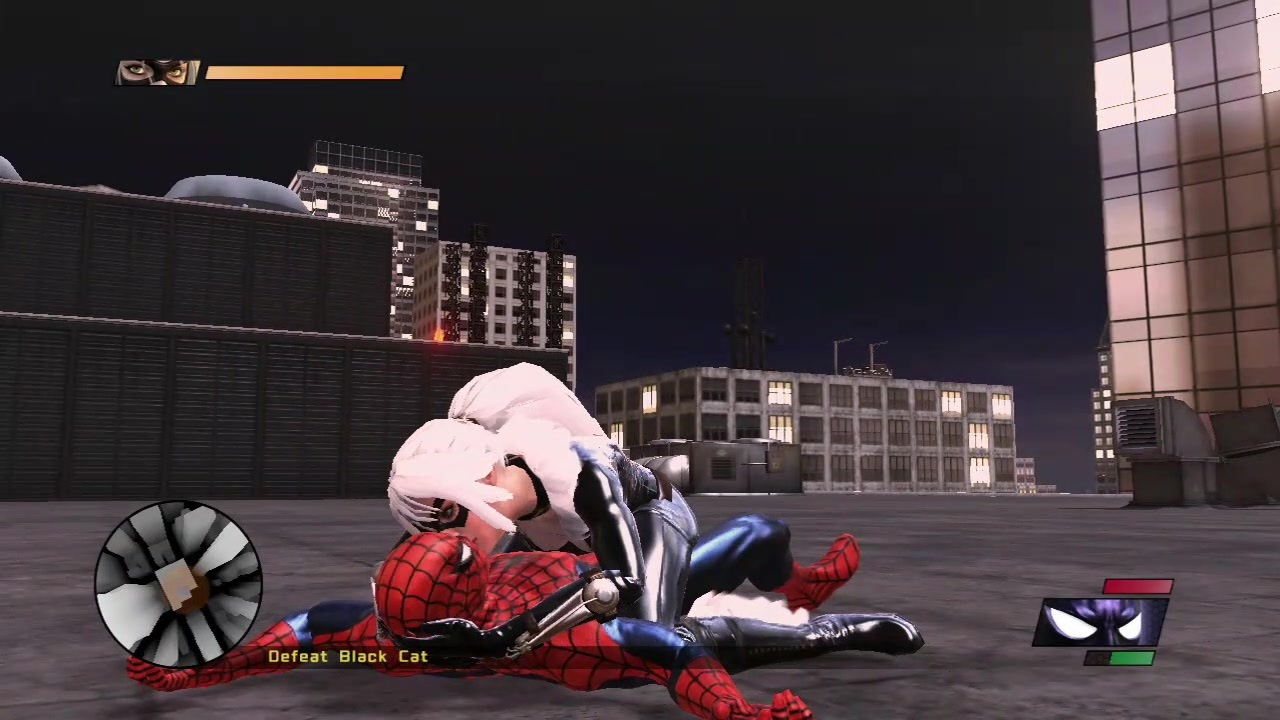 ブラックキャットのキス攻撃 Black Cat Kiss Reverse Ryona Spider Man ニコニコ動画