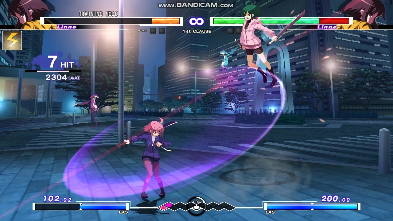 Under Night In Birth Exe Late Cl R リンネ必殺技始動コンボ Uni アンダーナイトインヴァース ニコニコ動画