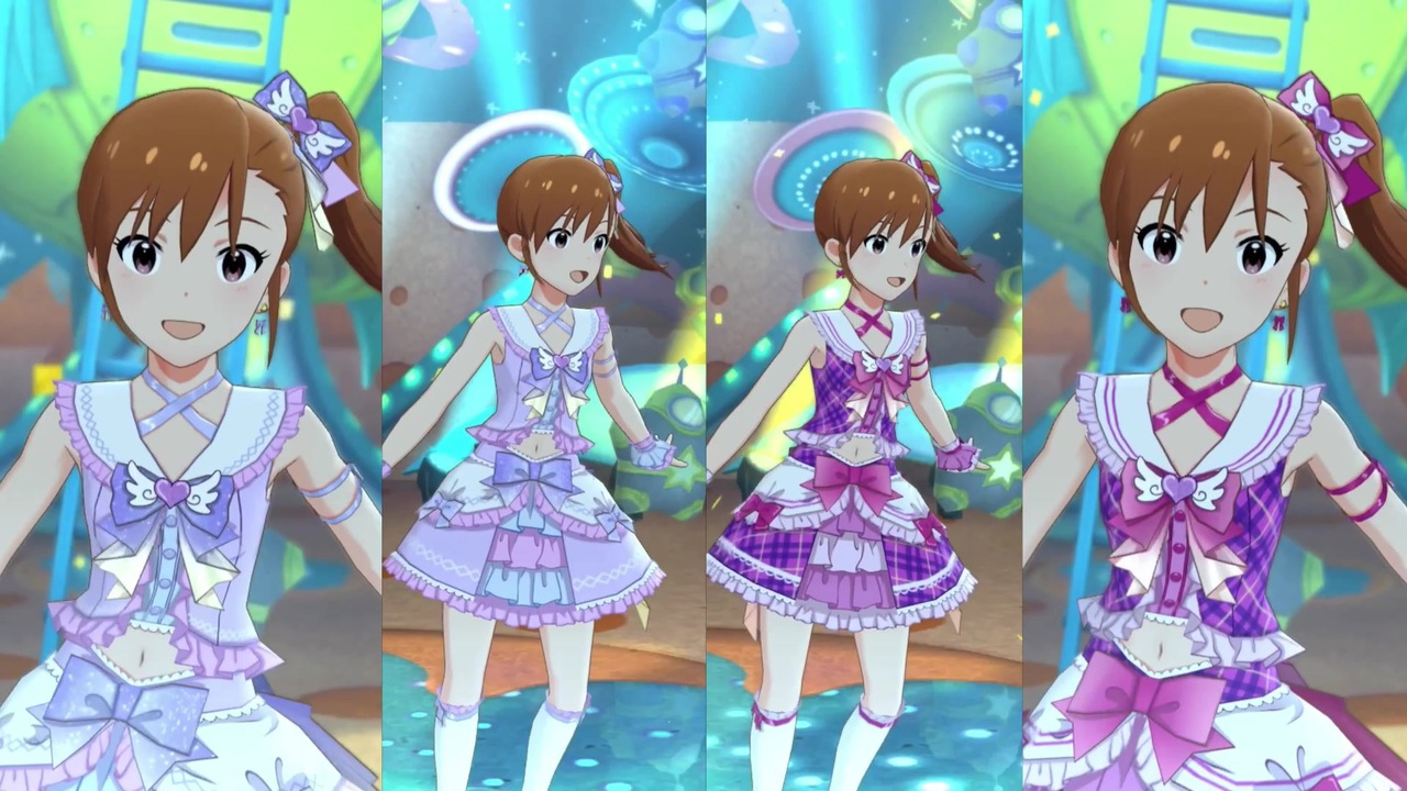 ミリシタmv 真美ちゃんssr衣装アナザー比較 スタ トスタ ニコニコ動画