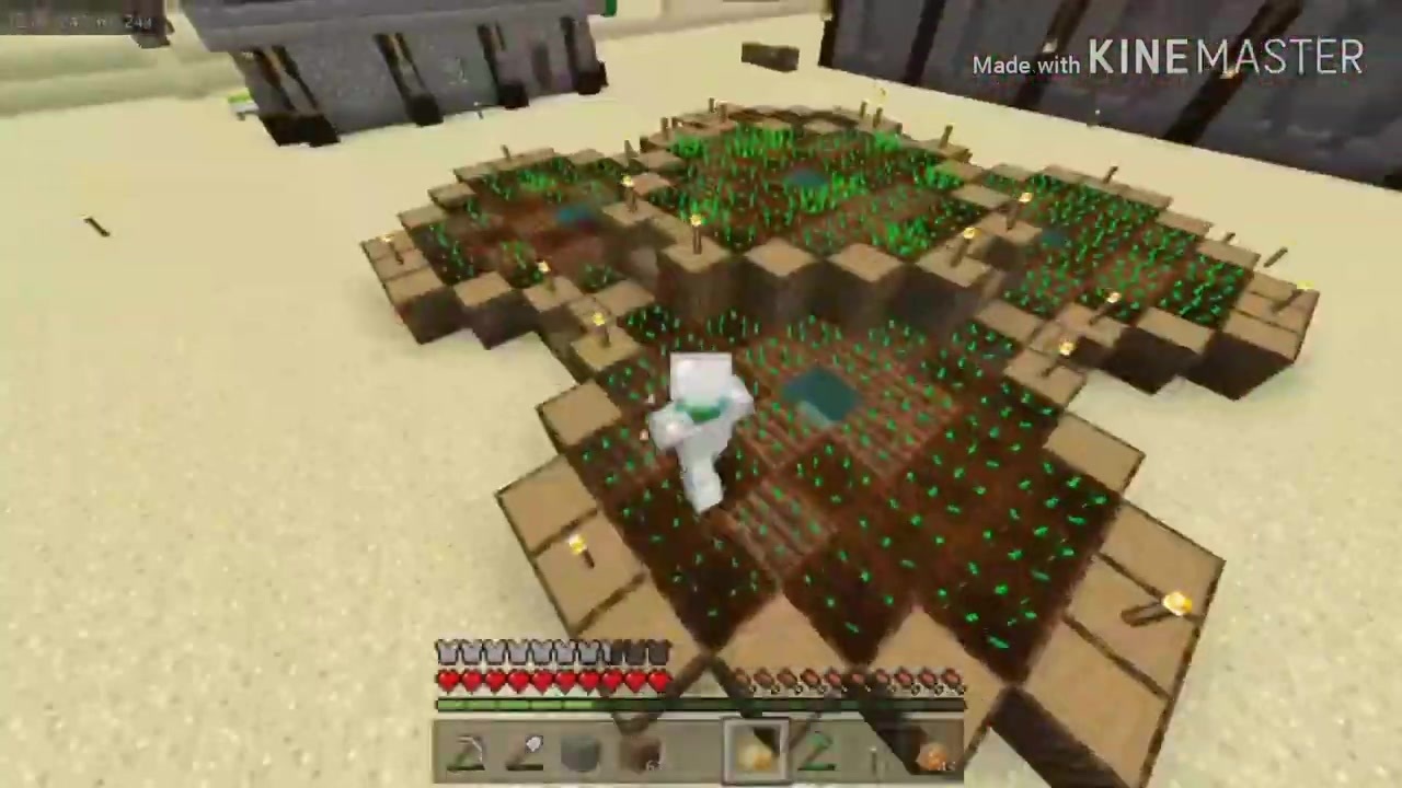 畑とか小屋とかああぁぁぁぁぁぁぁぁ 統合版マイクラ 4 ニコニコ動画