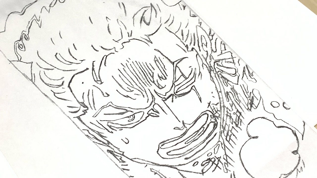 ワンピース 980話 最新話 ワノ国のゾロを描いてみた イラスト One Piece 980 ニコニコ動画