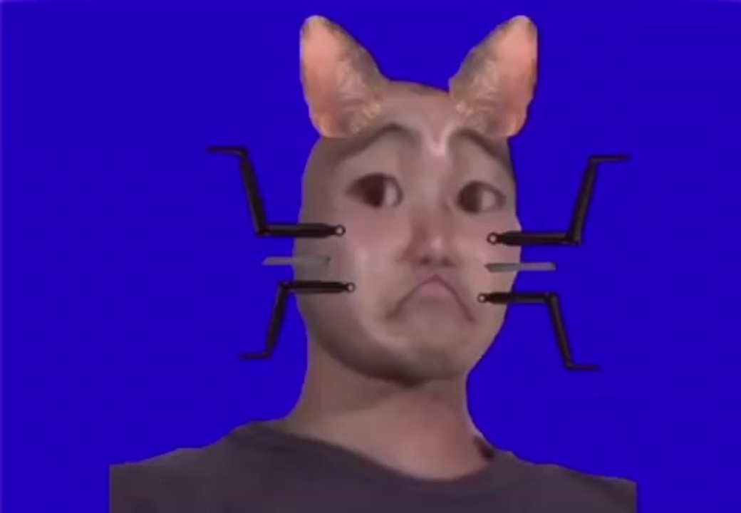 野獣先輩　猫タイプ ネコと化した先輩BB - ニコニコ動画