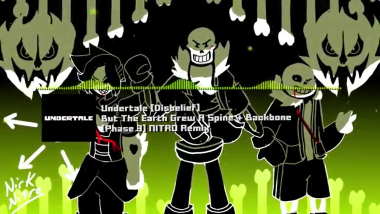 Undertale Disbelief Nitro Remixes Full Ost Phases 1 5 作業用bgm ニコニコ動画