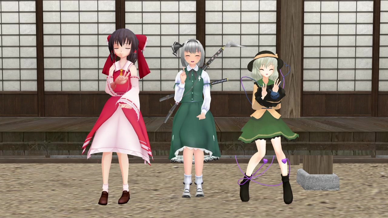 【東方MMD】魂魄妖夢1位記念！（東方MMD紙芝居）第16回東方Project人気投票 - ニコニコ動画