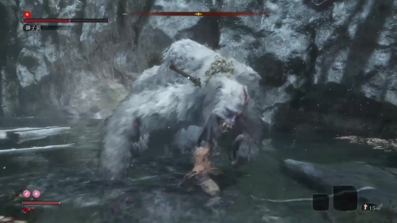 Sekiro 隻狼 獅子猿 スティック移動禁止 怯みハメなし ニコニコ動画