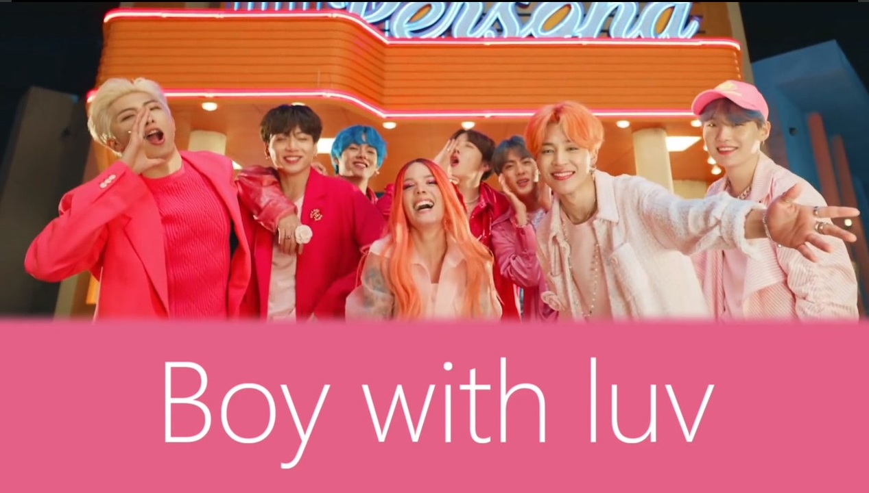 Bts Boy With Luv Feat Halsey 防弾少年団 日本語字幕 かなるび ニコニコ動画