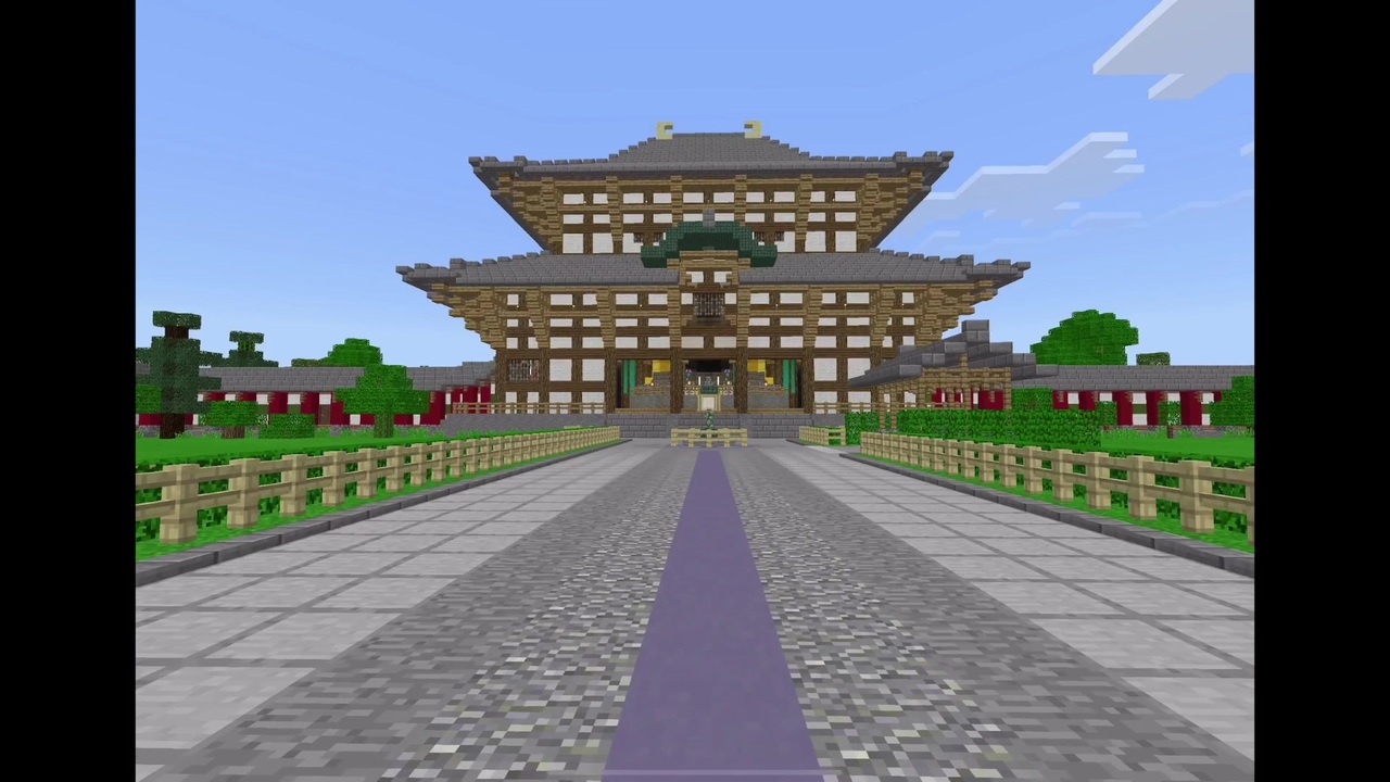 マインクラフト 東大寺を本格的に建築してみる マイクラ 和風建築 ニコニコ動画