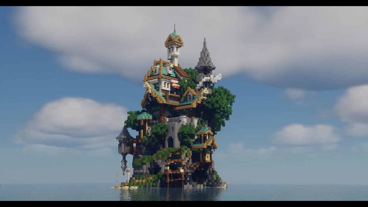 マイクラ建築 ファンタジーな島を作る動画 ニコニコ動画