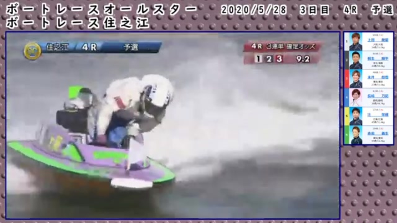 表 住之江 競艇 出走