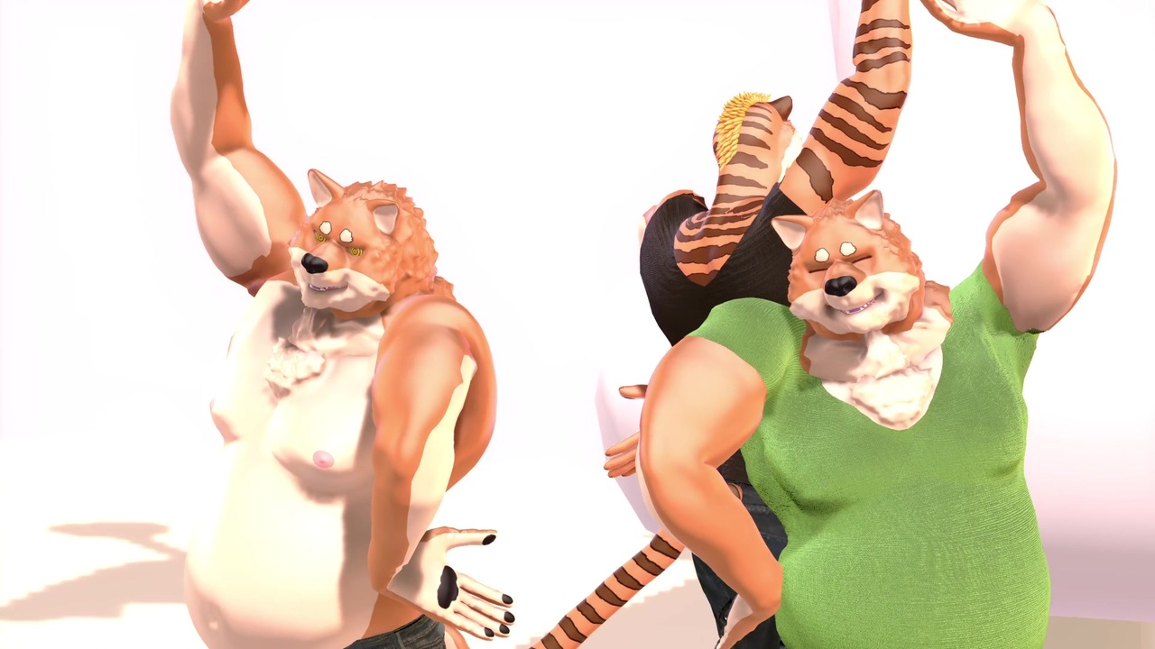 Mmd ラーメン狼とカレー虎 ラーメン狼でおねがいダーリン ニコニコ動画