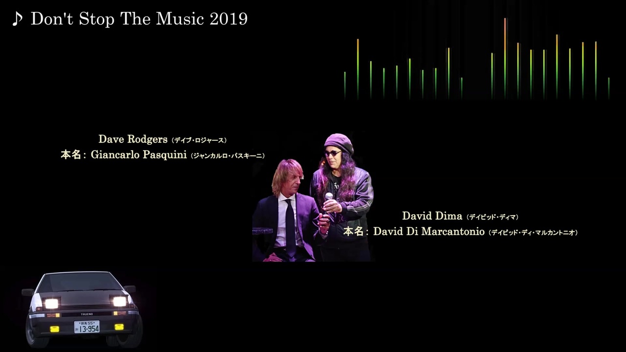 Initial D 歌詞 和訳 Don T Stop The Music 19 ニコニコ動画