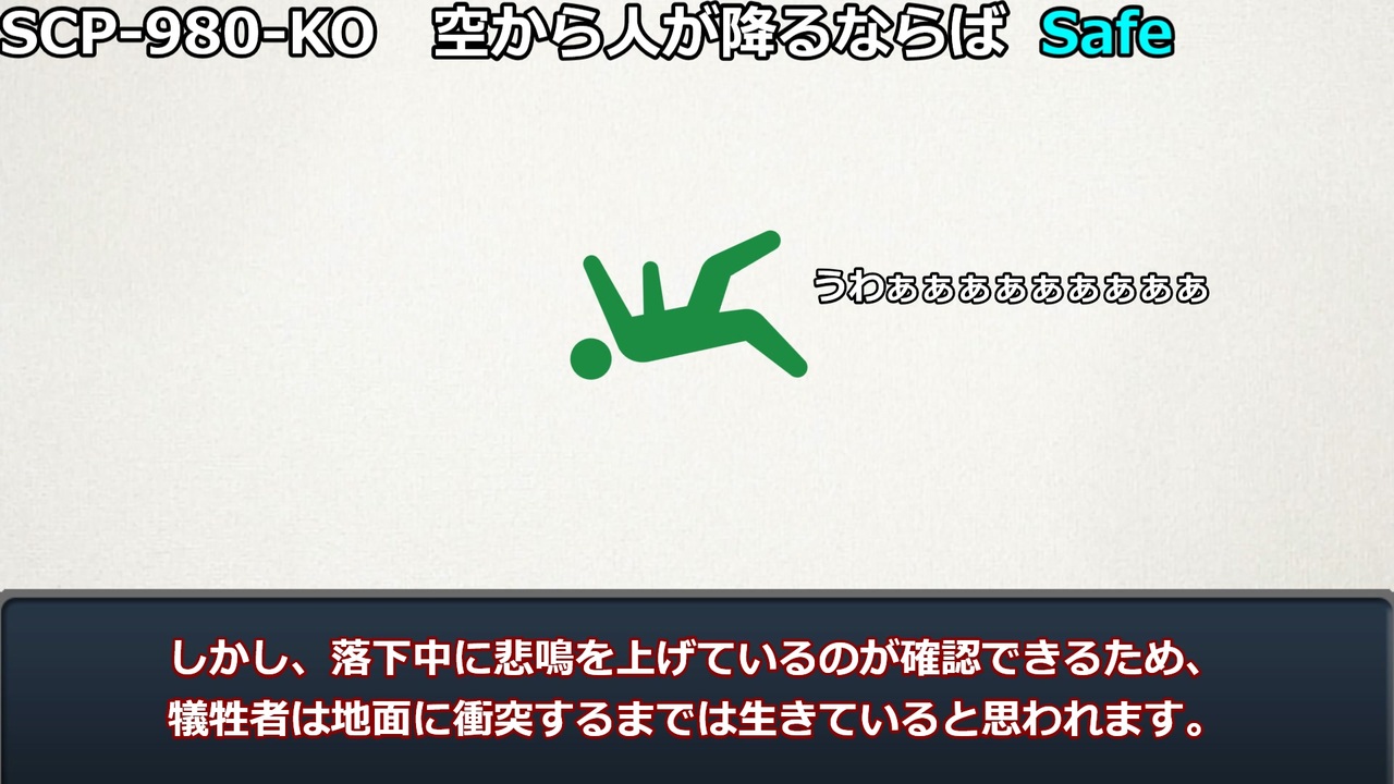 Scp紹介 Scp 980 Ko 空から人が降るならば ニコニコ動画