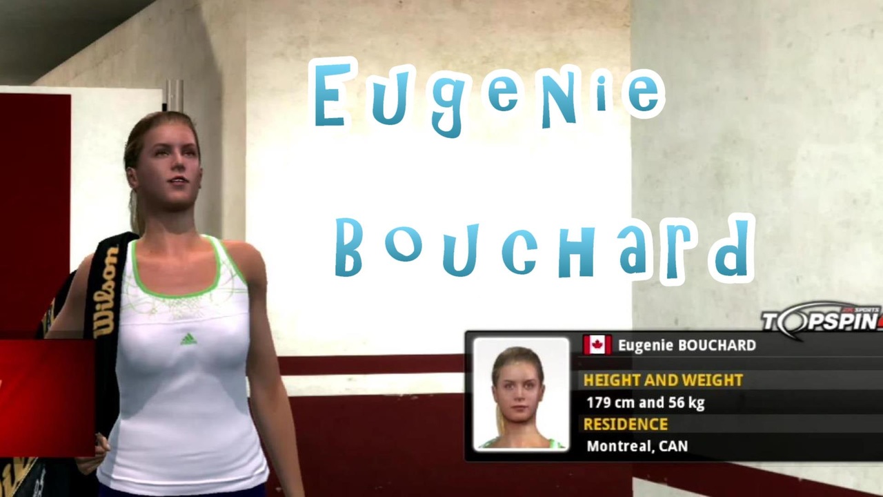 Eugenie Bouchard ウージニー ブシャール カナダ出身の女子プロテニス選手 ニコニコ動画