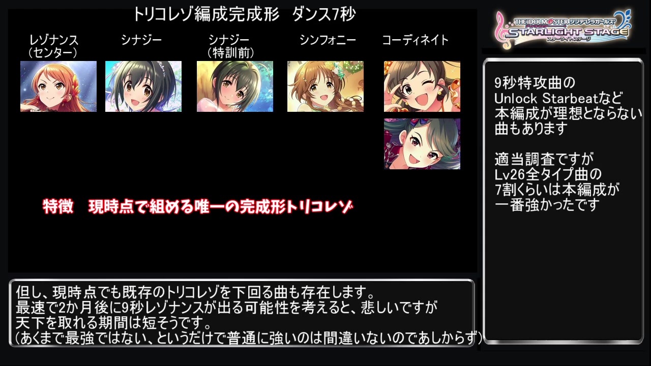 デレステ レゾナンス 理想編成