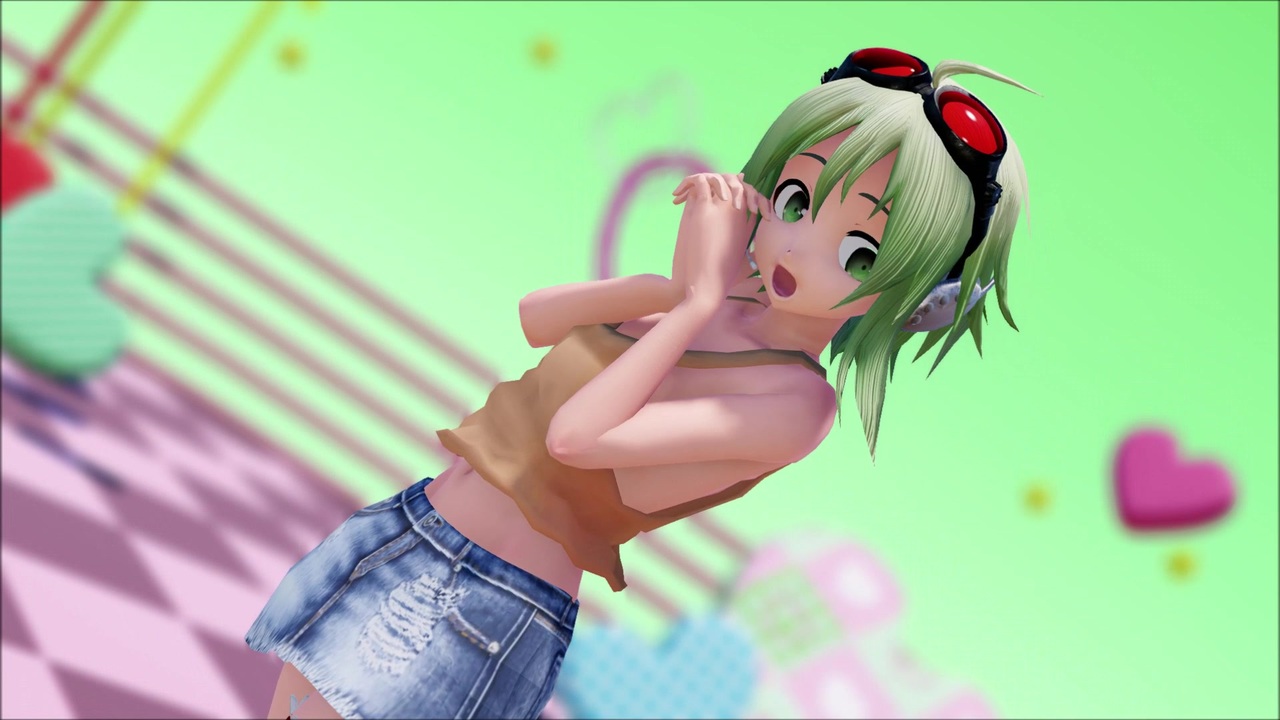 【MMD】GUMIでおねがいダーリン【GUMIカバー】