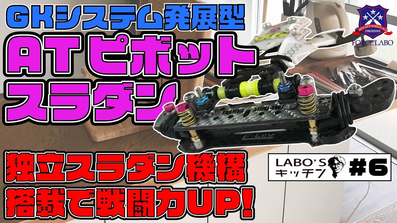 44 GKシステム発展型ギミック「ATピボットスラダン」。左右独立