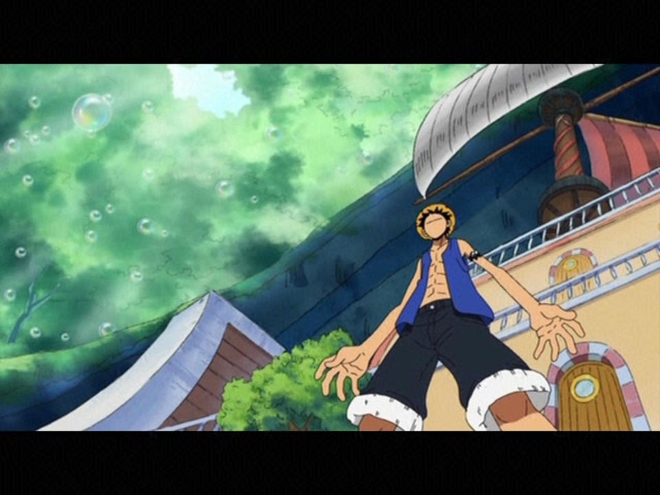 ワンピース シャボンディ諸島編 390 魚人島目指して上陸 シャボンディ諸島 アニメ 動画 ニコニコ動画