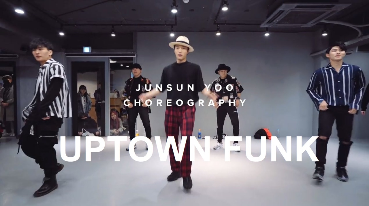 Uptown Funk Mark Ronson Ft Bruno Mars Junsun Yoo Choreography ニコニコ動画