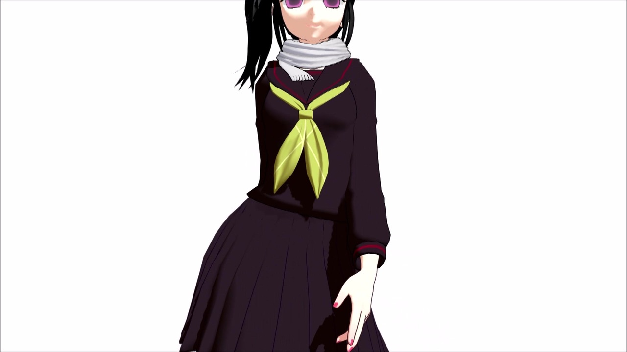 Mmd 鬼滅の刃 栗花落カナヲ 制服 Tda Kanao School Uniform Sexy Walk ニコニコ動画