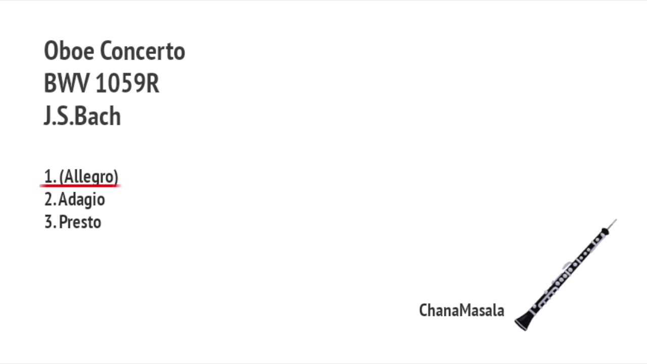 [DTM] Oboe Concerto D minor BWV 1059R / J.S.Bach A≒415Hz ニコニコ動画