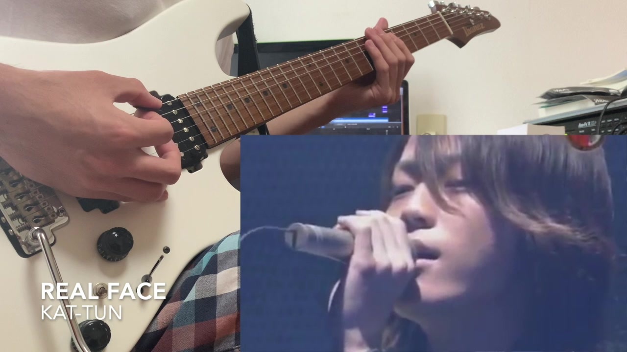 ギター弾いてみた Real Face Kat Tun Guitar Cover ニコニコ動画