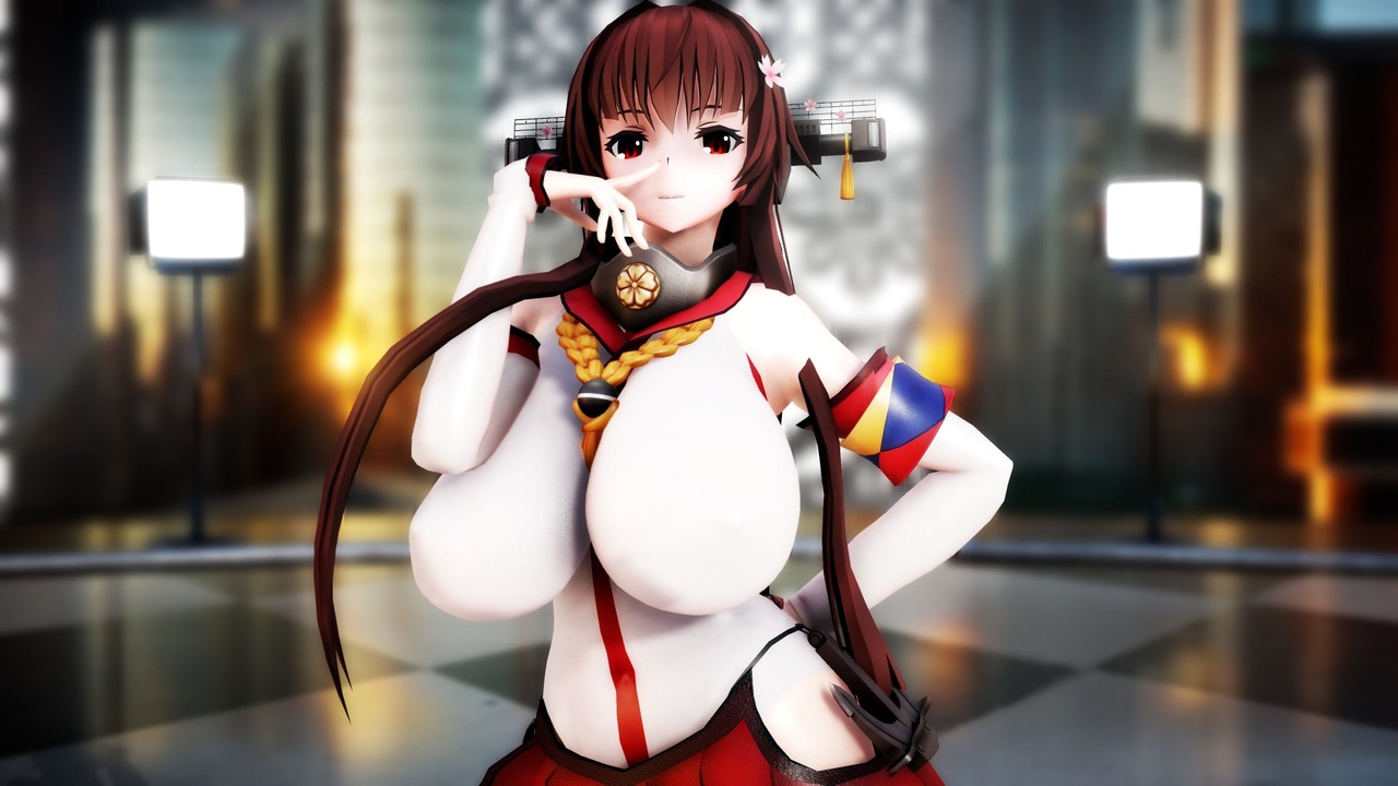 Mmd艦これ 超ド乳戦艦 大和 Good Night Kiss ニコニコ動画