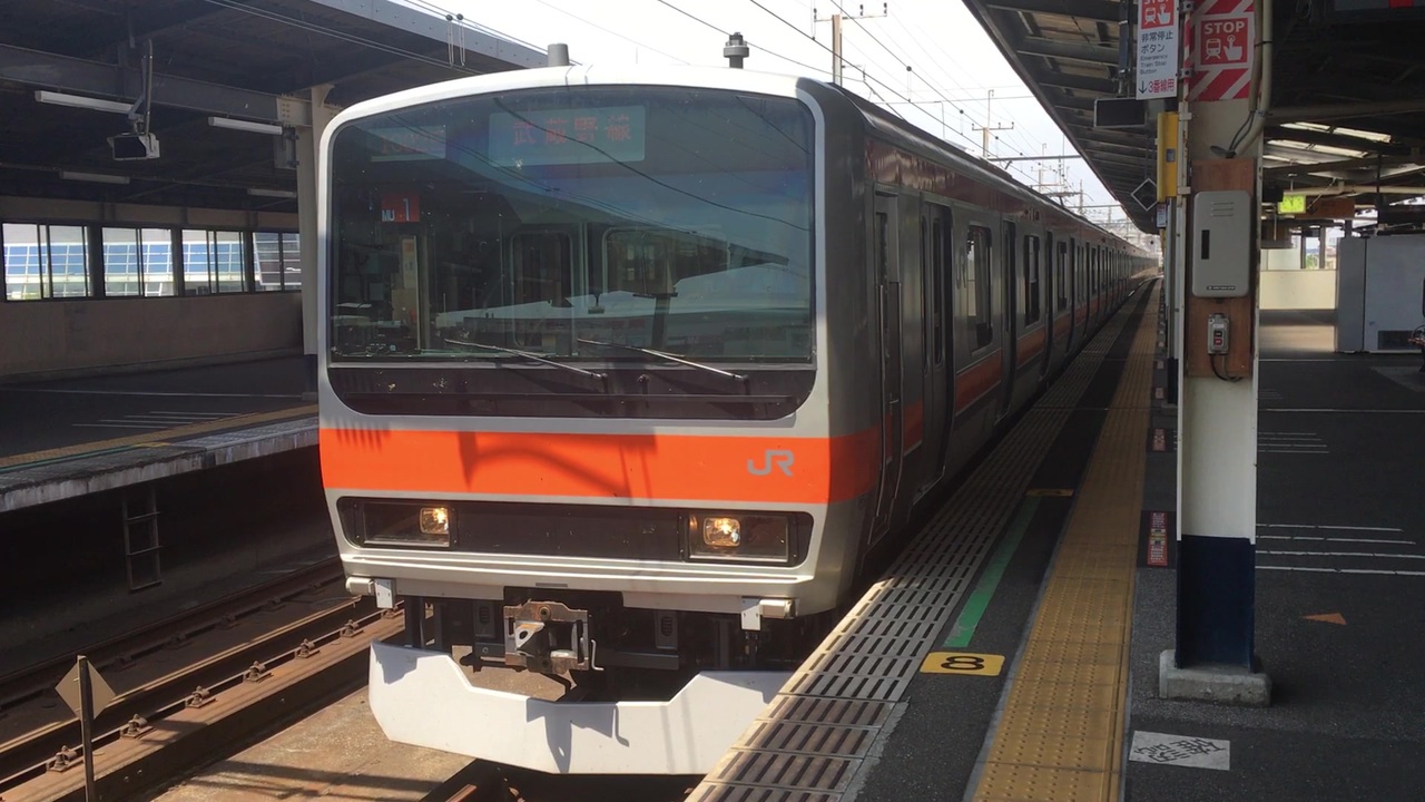 E231系900番台ケヨmu1編成 回送 新習志野駅3番線発車 京葉車両センター入庫 ニコニコ動画