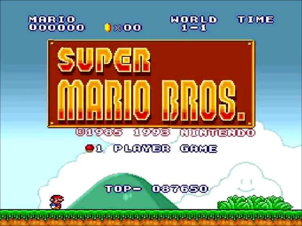 スーパーマリオブラザーズ(マリオコレクション版)表面・裏面比較 - ニコニコ動画