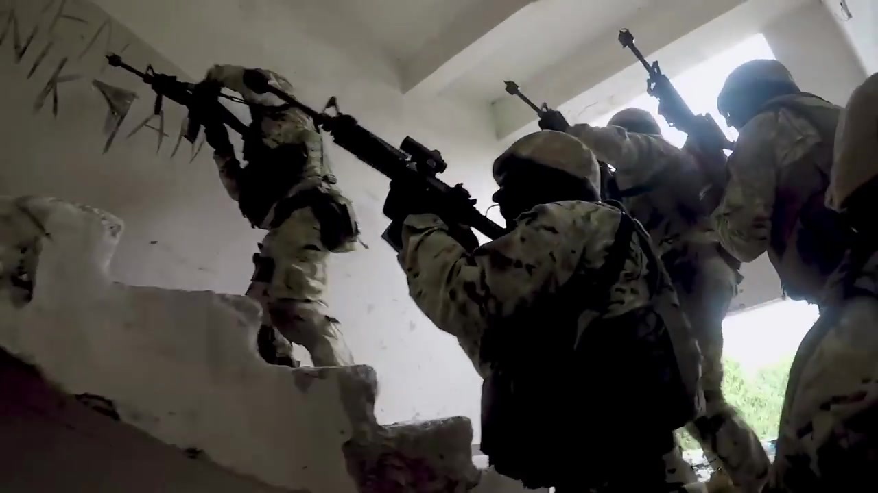 ウクライナ海兵隊とジョージア軍特殊部隊の模擬戦闘訓練 ニコニコ動画