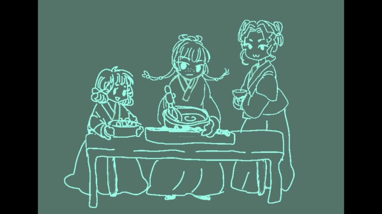 ！流血表現注意！　薬屋　子の一族編手描き動画 - ニコニコ動画