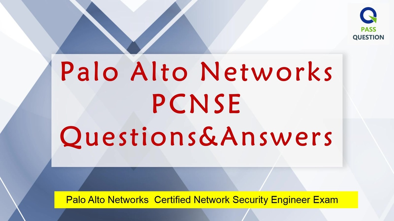 Palo Alto Networks PCNSE Real Exam Questions - ニコニコ動画