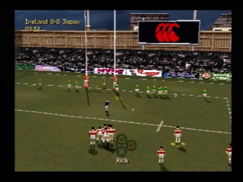 【グレイトラグビー実況'98】レトロなラグビーゲームで日本代表がW杯に挑む！ Part2/6【PS1】